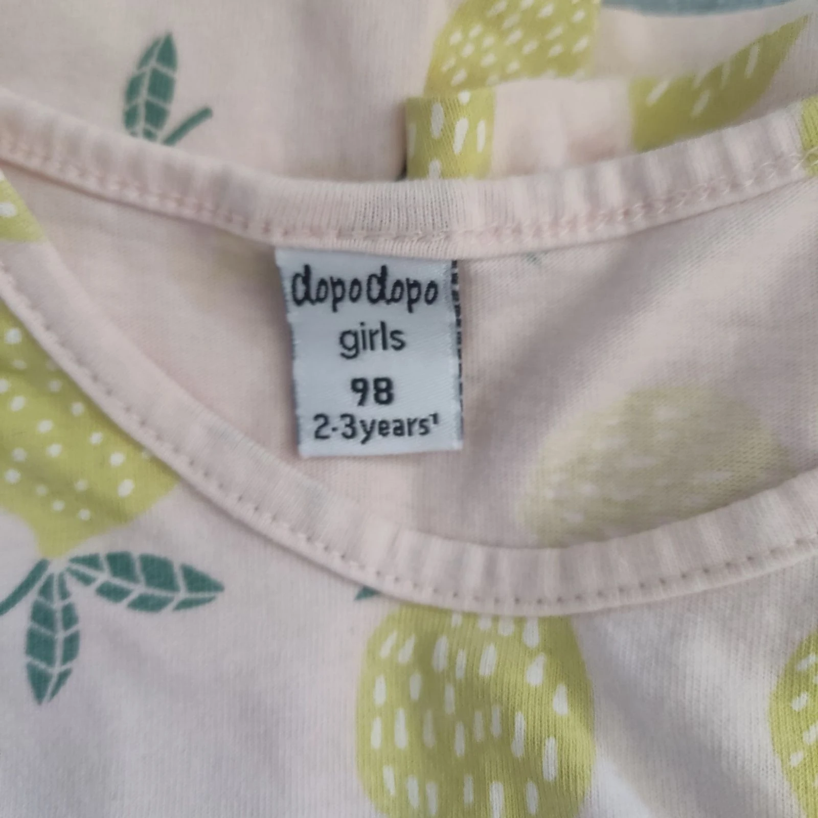 Vestido ligero | Dopodopo Girl | Muy buen estado | Rosa pálido | 98 cm (2-3 años) – photo 3